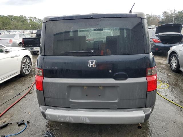 5J6YH18324L002119 - 2004 HONDA ELEMENT LX BLACK photo 6