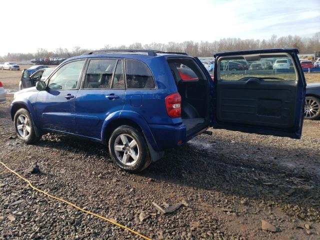 JTEHD20VX50064354 - 2005 TOYOTA RAV4 BLUE photo 2