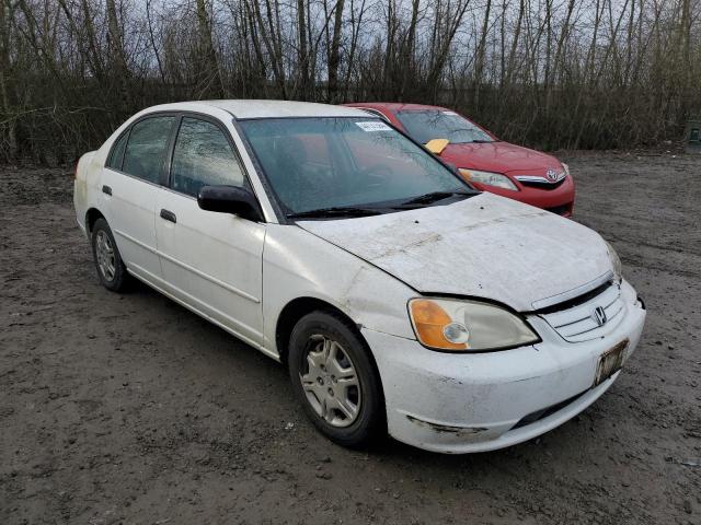 1HGES16501L044221 - 2001 HONDA CIVIC LX WHITE photo 4