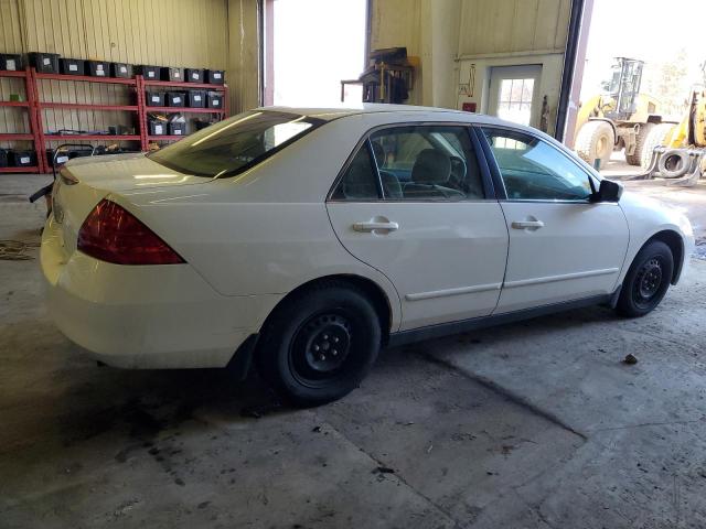 1HGCM56427A049716 - 2007 HONDA ACCORD LX WHITE photo 3