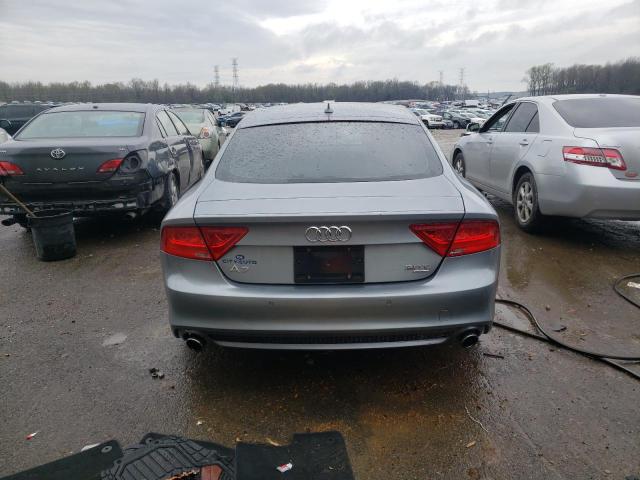 WAU2GAFC8CN037863 - 2012 AUDI A7 PRESTIGE GRAY photo 6