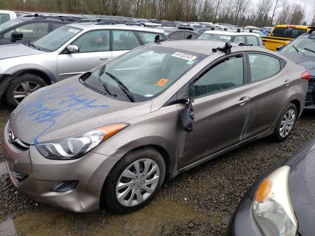 5NPDH4AE4DH196562 - 2013 HYUNDAI ELANTRA GLS BROWN photo 1