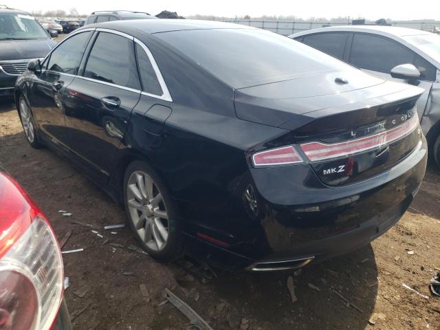 3LN6L2LU6GR627576 - 2016 LINCOLN MKZ HYBRID BLACK photo 2