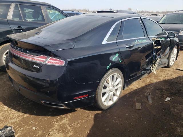 3LN6L2LU6GR627576 - 2016 LINCOLN MKZ HYBRID BLACK photo 3