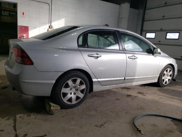 1HGFA16558L015749 - 2008 HONDA CIVIC LX SILVER photo 3