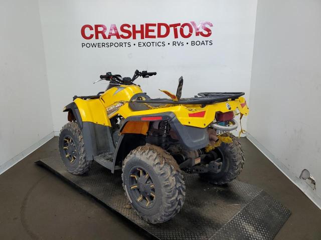 2BVEGCH197V000062 - 2007 CAN-AM OUTLANDER 800 YELLOW photo 3