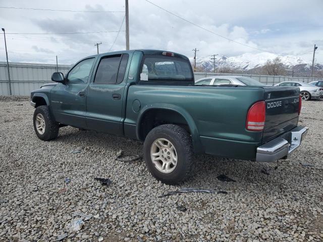 1B7GG2AN51S188200 - 2001 DODGE DAKOTA QUAD GREEN photo 2