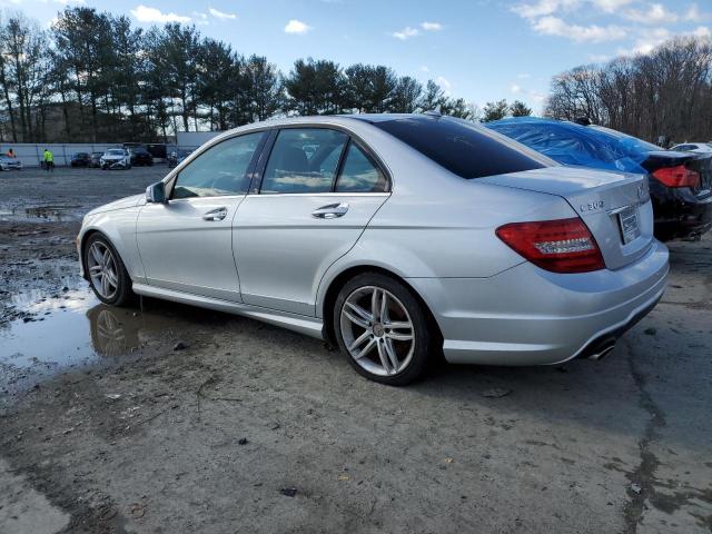 WDDGF8BB0CF864628 - 2012 MERCEDES-BENZ C 300 4MATIC SILVER photo 2