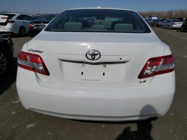 4T4BF3EK1BR138565 - 2011 TOYOTA CAMRY BASE WHITE photo 6