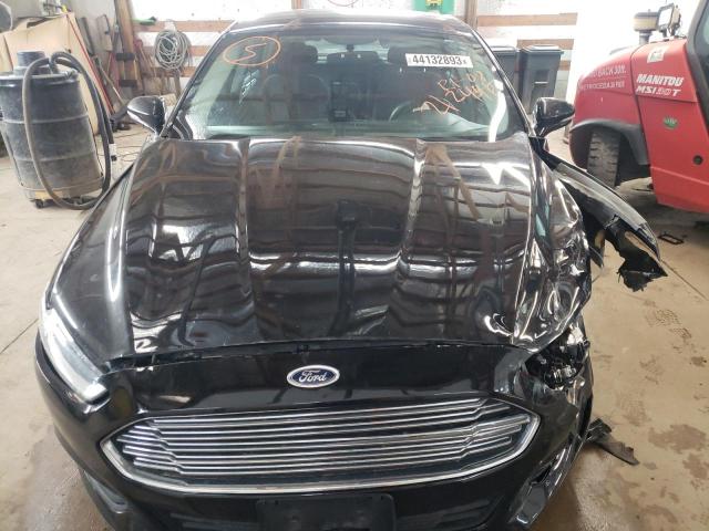 3FA6P0H77GR212496 - 2016 FORD FUSION SE BLACK photo 5