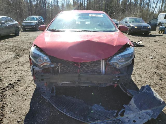 2T1BURHE0EC227770 - 2014 TOYOTA COROLLA L RED photo 5