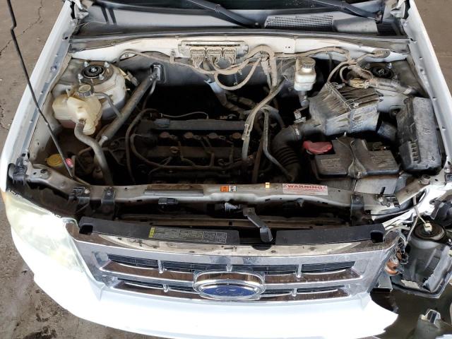 1FMCU92759KC86408 - 2009 FORD ESCAPE XLS WHITE photo 11