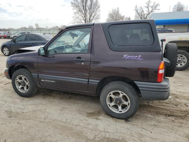 2CNBJ18C8X6934558 - 1999 CHEVROLET TRACKER PURPLE photo 2