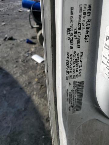 ZFBERFBT5G6B10447 - 2016 RAM PROMASTER SLT WHITE photo 13