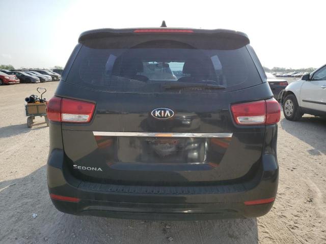 KNDMA5C17G6186126 - 2016 KIA SEDONA L BLACK photo 6