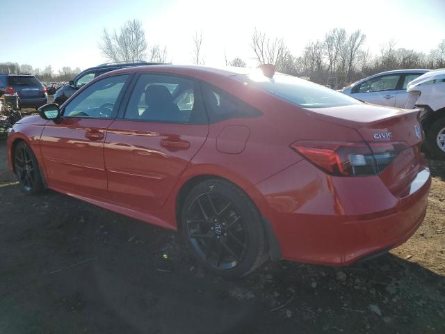 2HGFE2F50NH585029 - 2022 HONDA CIVIC SPORT RED photo 2