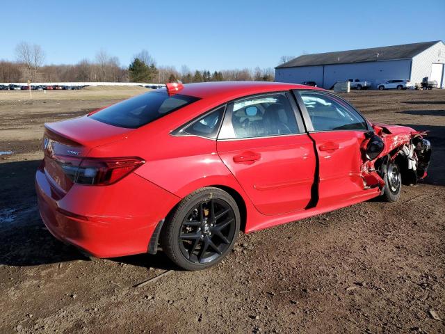 2HGFE2F50NH585029 - 2022 HONDA CIVIC SPORT RED photo 3