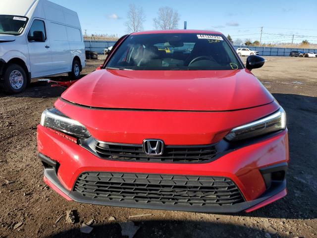 2HGFE2F50NH585029 - 2022 HONDA CIVIC SPORT RED photo 5