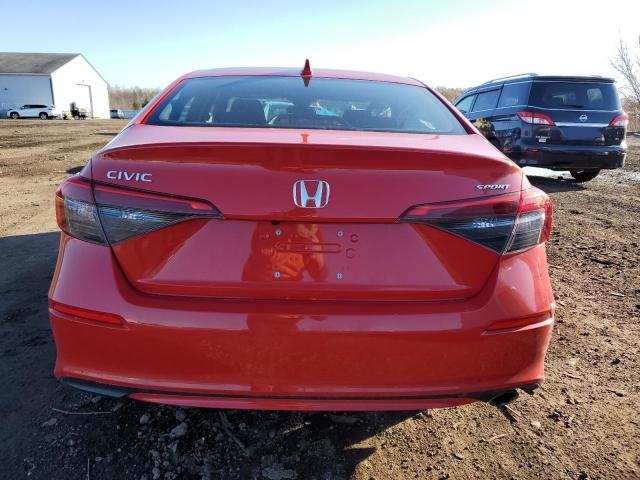 2HGFE2F50NH585029 - 2022 HONDA CIVIC SPORT RED photo 6