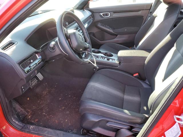 2HGFE2F50NH585029 - 2022 HONDA CIVIC SPORT RED photo 7