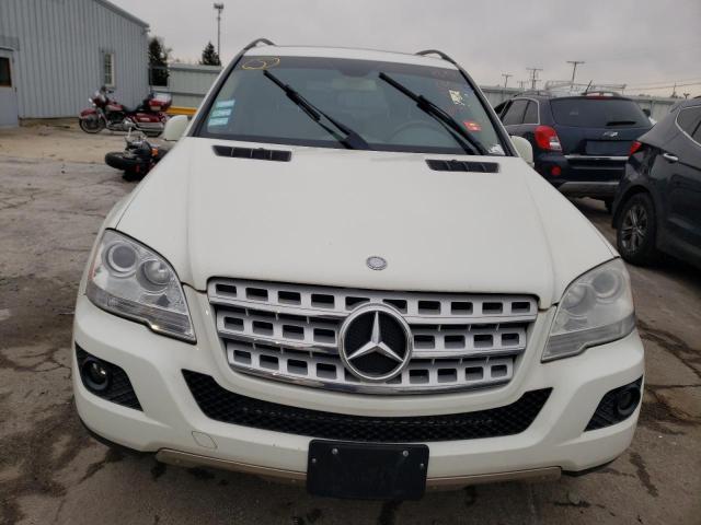 4JGBB8GB9BA660264 - 2011 MERCEDES-BENZ ML 350 4MATIC WHITE photo 5