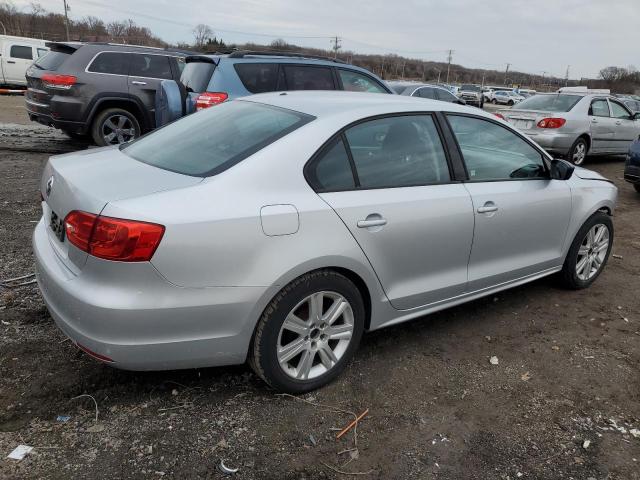 3VW2K7AJ9BM118340 - 2011 VOLKSWAGEN JETTA BASE GRAY photo 3