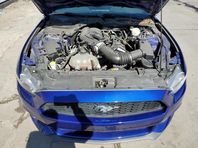 1FA6P8AM6G5206397 - 2016 FORD MUSTANG BLUE photo 11