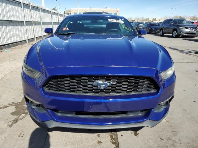 1FA6P8AM6G5206397 - 2016 FORD MUSTANG BLUE photo 5