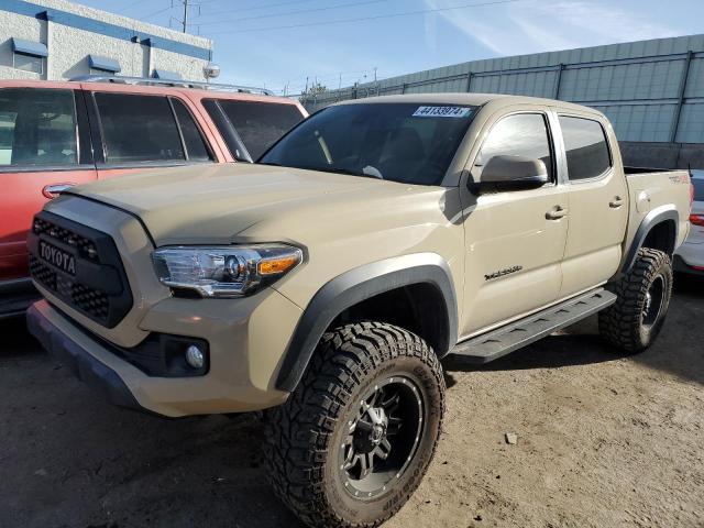 3TMCZ5AN8KM261841 - 2019 TOYOTA TACOMA DOUBLE CAB TAN photo 1