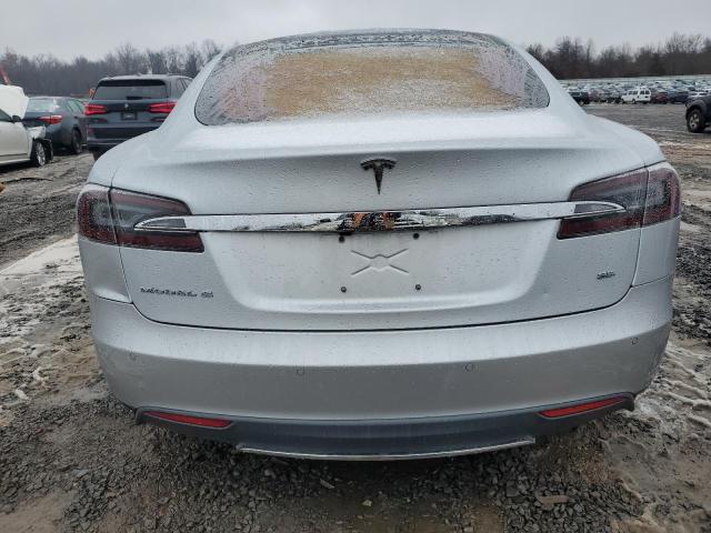 5YJSA1H11EFP43557 - 2014 TESLA MODEL S SILVER photo 6