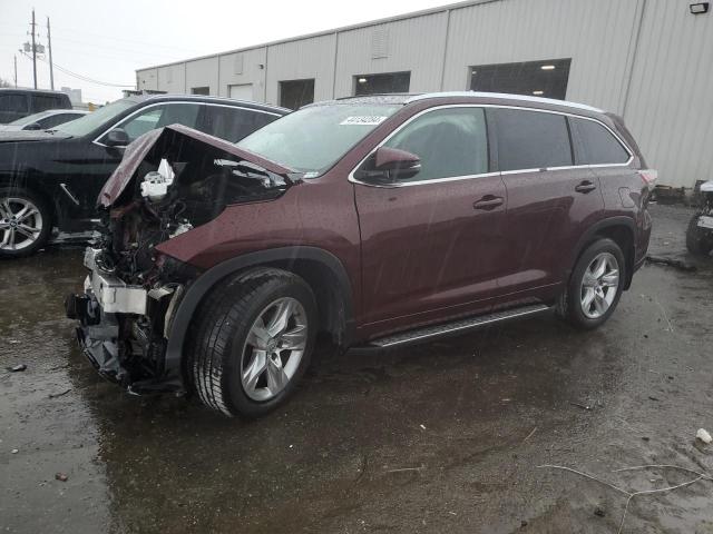 5TDDKRFH2FS189737 - 2015 TOYOTA HIGHLANDER LIMITED BURGUNDY photo 1