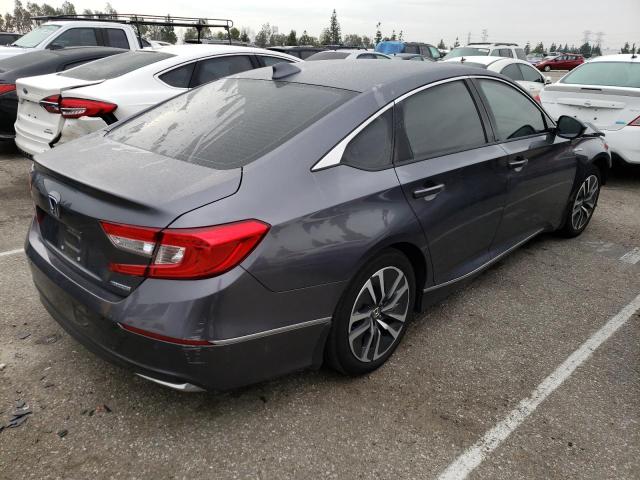 1HGCV3F59NA008894 - 2022 HONDA ACCORD HYBRID EXL GRAY photo 3