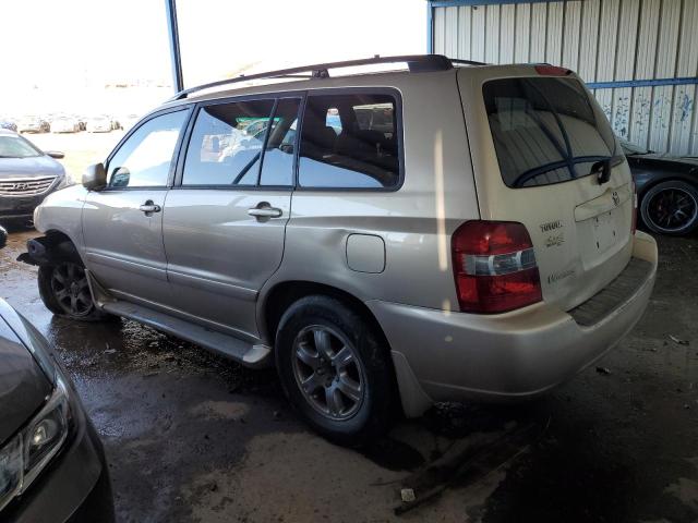 JTEEP21A940059540 - 2004 TOYOTA HIGHLANDER TAN photo 2