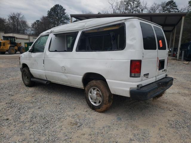 1FTSE3EL7EDA89757 - 2014 FORD ECONOLINE E350 SUPER DUTY VAN WHITE photo 2