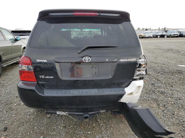 JTEEP21A460149522 - 2006 TOYOTA HIGHLANDER LIMITED BLACK photo 6