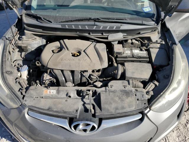 5NPDH4AE1EH489773 - 2014 HYUNDAI ELANTRA SE GRAY photo 11