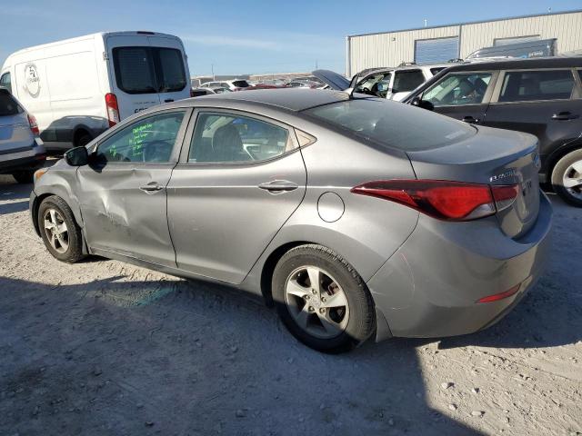 5NPDH4AE1EH489773 - 2014 HYUNDAI ELANTRA SE GRAY photo 2