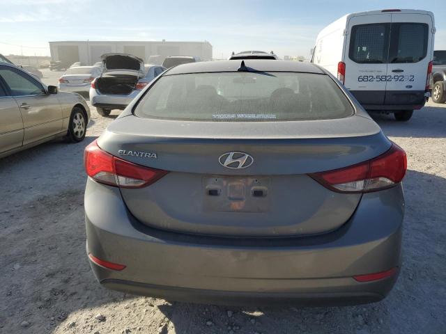 5NPDH4AE1EH489773 - 2014 HYUNDAI ELANTRA SE GRAY photo 6