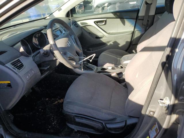 5NPDH4AE1EH489773 - 2014 HYUNDAI ELANTRA SE GRAY photo 7