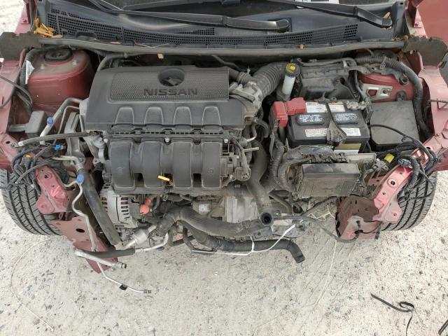 3N1AB7AP9KY390465 - 2019 NISSAN SENTRA S RED photo 11