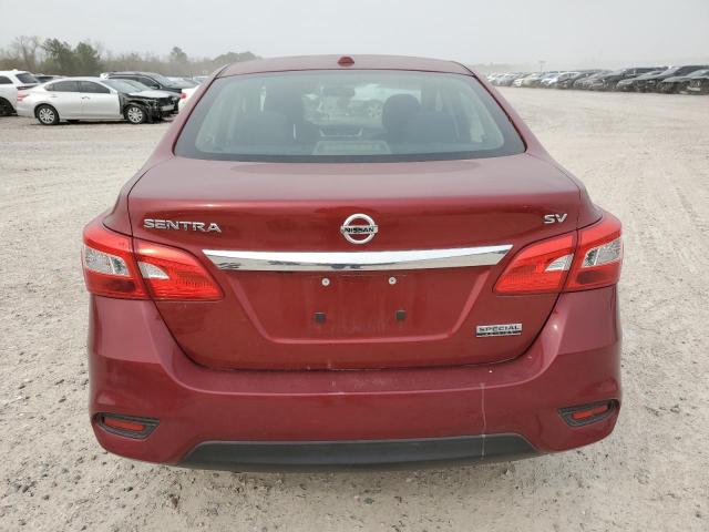 3N1AB7AP9KY390465 - 2019 NISSAN SENTRA S RED photo 6