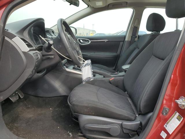 3N1AB7AP9KY390465 - 2019 NISSAN SENTRA S RED photo 7