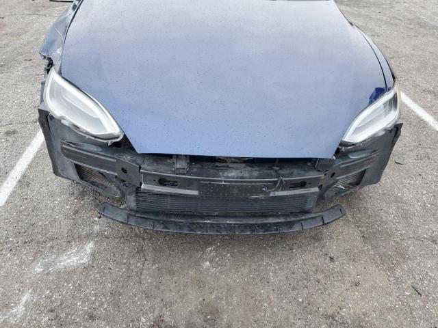 5YJSA1E45GF172625 - 2016 TESLA MODEL S Կապույտ լուսանկար 11