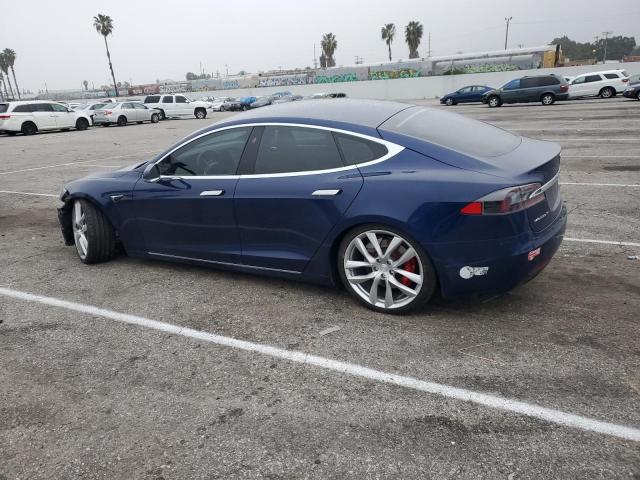 5YJSA1E45GF172625 - 2016 TESLA MODEL S Կապույտ լուսանկար 2