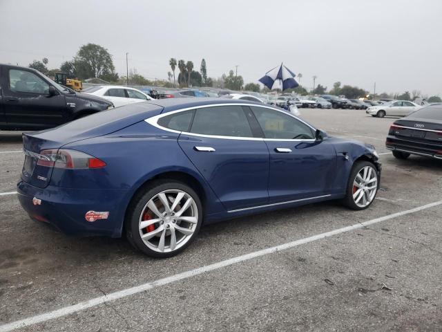5YJSA1E45GF172625 - 2016 TESLA MODEL S Կապույտ լուսանկար 3
