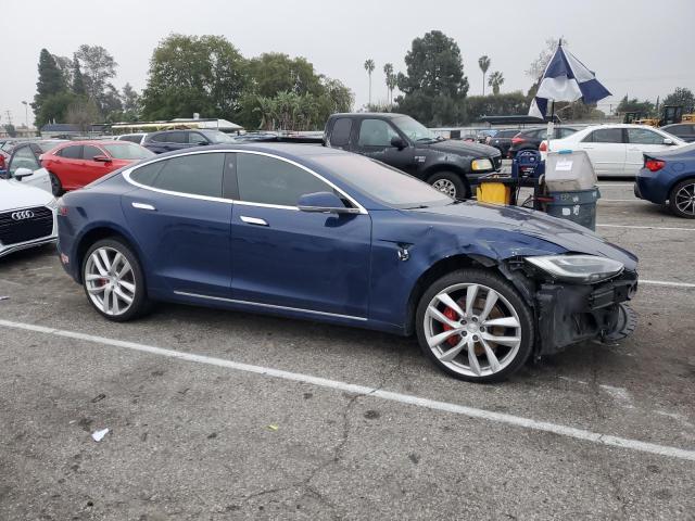 5YJSA1E45GF172625 - 2016 TESLA MODEL S Կապույտ լուսանկար 4