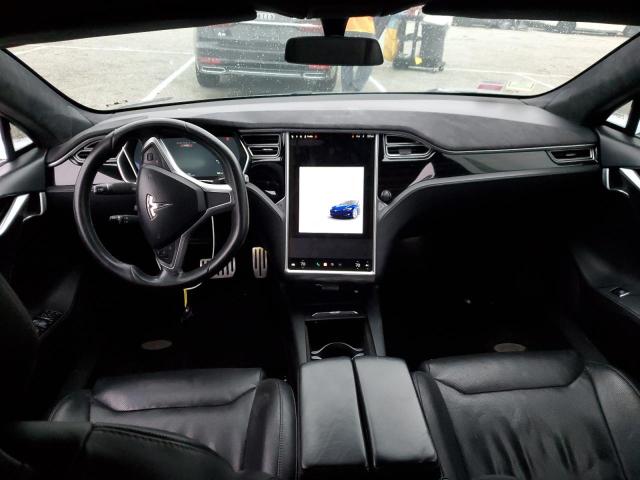 5YJSA1E45GF172625 - 2016 TESLA MODEL S Կապույտ լուսանկար 8