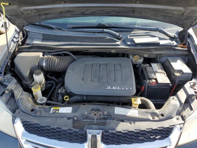 2C4RDGCG3DR685409 - 2013 DODGE GRAND CARA SXT BLUE photo 12