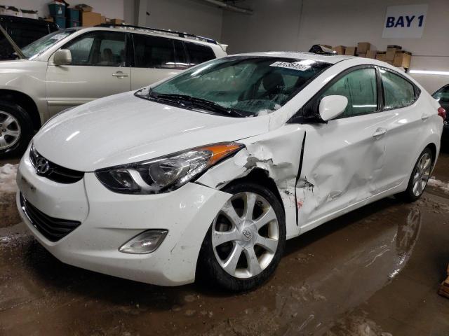 5NPDH4AE5DH439439 - 2013 HYUNDAI ELANTRA GLS WHITE photo 1