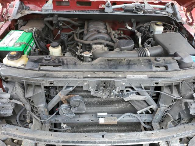 1N6BA0CH9BN304213 - 2011 NISSAN TITAN S RED photo 11